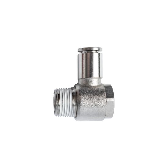 Metal Swiv. Elbow 8mm X 3/8" M